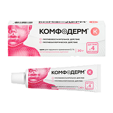 Купить Комфодерм К крем для наружного применения 0,1 % 30 г 1 шт цена