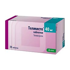 Купить Телмиста таблетки 40 мг 28 шт цена