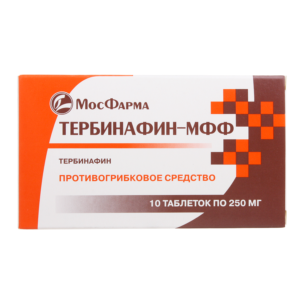 Тербинафин-МФФ Таблетки 250 Мг 10 Шт - Купить, Цена И Отзывы.
