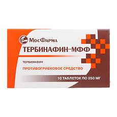 Купить Тербинафин-МФФ таблетки 250 мг 10 шт цена