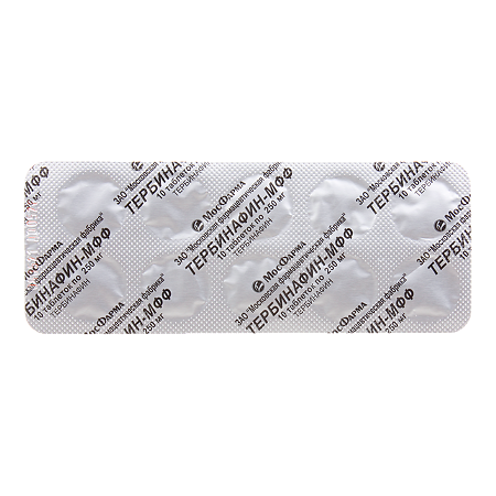 Тербинафин-МФФ таблетки 250 мг 10 шт