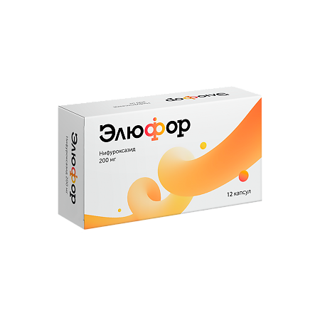 Элюфор капсулы 200 мг 12 шт