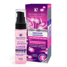 Изображение товара Novosvit Гель-филлер для лица B3 Морской коллаген разглаживающий 30 мл 1 шт