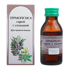 Купить Термопсис с солодкой сироп 100 мл 1 шт цена