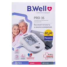 Купить Тонометр B.Well PRO-35 с адаптером 1 шт цена