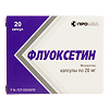Флуоксетин капсулы 20 мг 20 шт