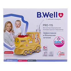 Купить Ингалятор медицинский B.Well PRO-115 Паровозик 1 шт цена