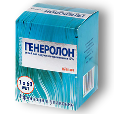 Купить Генеролон спрей для наружного применения 5 % 60 мл 3 шт цена