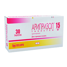 Изображение товара Арипризол таблетки 15 мг 30 шт