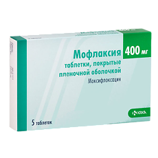 Купить Мофлаксия таблетки покрыт.плен.об. 400 мг 5 шт цена