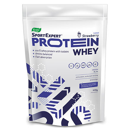 Изображение товара SportExpert Сывороточный протеин порошок 908 г для набора мышечной массы
