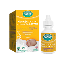 Изображение товара Колиф Лактаза капли для детей/Colief Lactase Drops капли для детей по 15 мл 1 шт