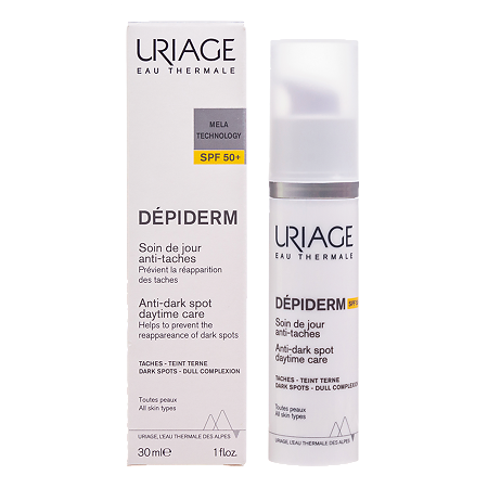 Изображение товара Uriage Depiderm Дневной уход против пигментных пятен SPF50+ 30 мл 1 шт
