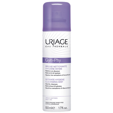 Изображение товара Uriage Gyn-Phy Очищающая дымка-спрей для интимной гигиены 50 мл 1 шт