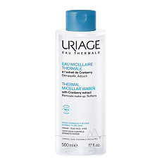 Купить Uriage Thermal Micellar Water Мицеллярная вода очищающая для сухой и нормальной кожи 500 мл 1 шт цена