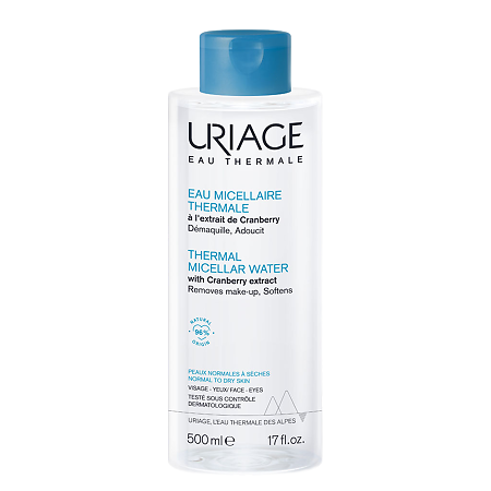 Uriage Thermal Micellar Water мицеллярная вода очищающая для сухой и нормальной кожи 500 мл 1 шт