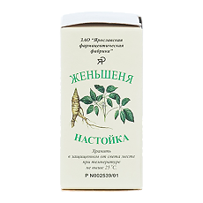 Купить Женьшеня настойка 25 мл 1 шт цена