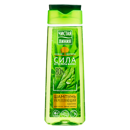 Изображение товара Чистая Линия Шампунь для всех типов волос укрепляющий Крапива 250 мл 1 шт