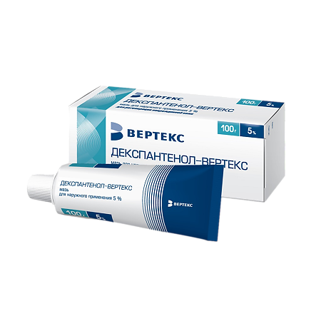 Декспантенол-Вертекс мазь для наружного применения 5 % 100 г 1 шт