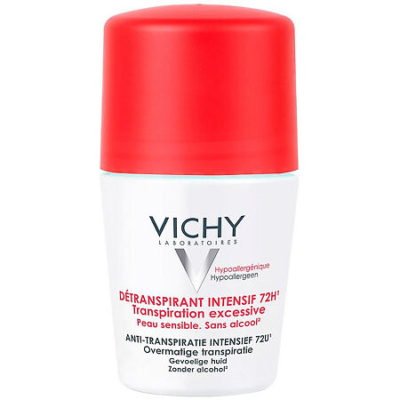 Vichy Deodorants дезодорант анти-стресс шариковый 72 ч для всех типов кожи 50 мл 2 шт