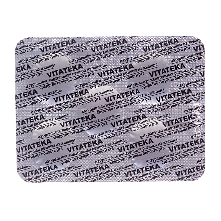 Смолка жевательная лиственничная с мятой Витатека таблетки 0,8 г 5 шт.