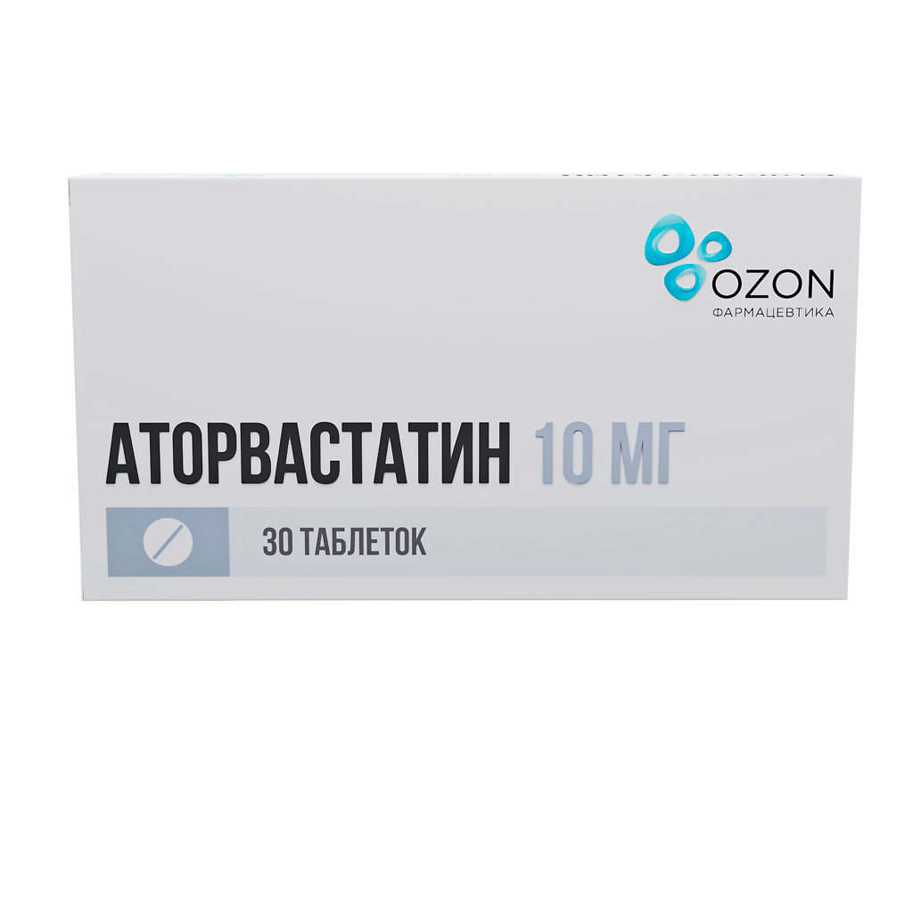 Аторвастатин таблетки покрыт.плен.об. 10 мг 30 шт - купить, цена и отзывы,  Аторвастатин таблетки покрыт.плен.об. 10 мг 30 шт инструкция по применению,  дешевые аналоги, описание, заказать в Москве с доставкой на дом