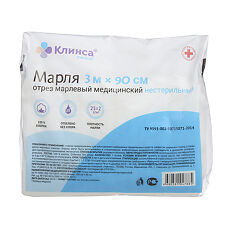 Изображение товара Марля медицинская отрез 0,9 х 3 м 1 шт