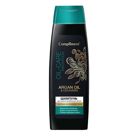 Compliment Argan Oil & Ceramides Шампунь  для сухих и ослабленных волос 400 мл 1 шт