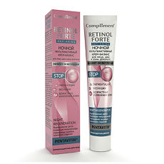 Купить Compliment Retinol Forte Ночной мультиактивный крем-баланс для лица, шеи и зоны декольте 50 мл 1 шт цена