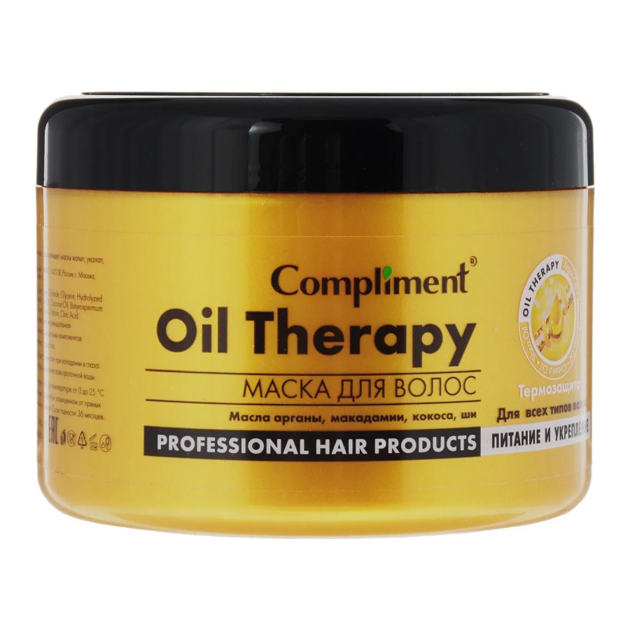 Маска для волос Oil Therapy. Маска бальзам Oil Therapy. Compliment маска для волос. Compliment маска 500 мл.