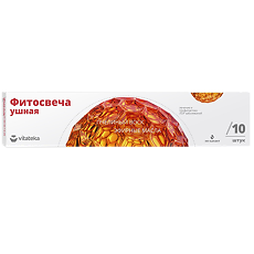 Купить Фитосвеча ушная классическая Витатека 10 шт цена