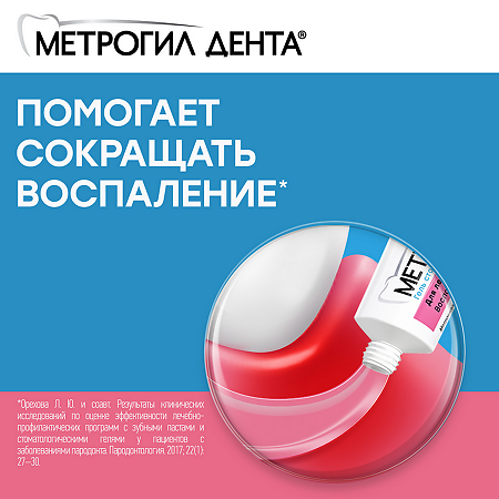 Метрогил Дента гель стоматологический 20 г 1 шт