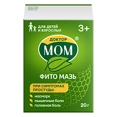 Купить Доктор Мом Фито мазь для наружного применения 20 г 1 шт цена