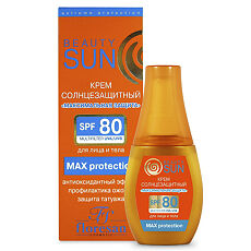 Купить Флоресан Beauty Sun Солнцезащитный крем Максимальная защита SPF80 75 мл 1 шт цена