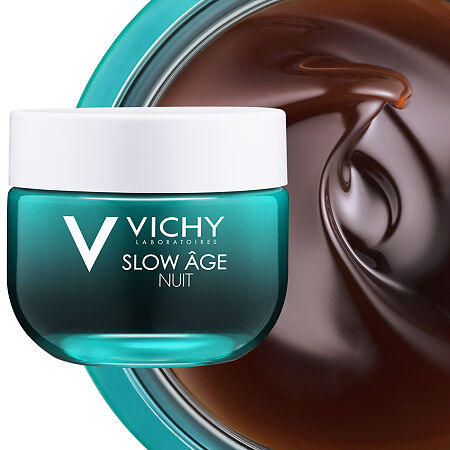 Vichy Slow Age восстанавливающий ночной крем-маска, 50 мл 1 шт
