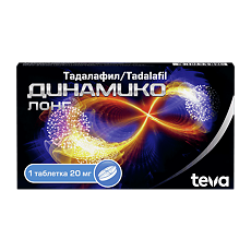 Купить Динамико Лонг таблетки покрыт.плен.об. 20 мг 1 шт цена