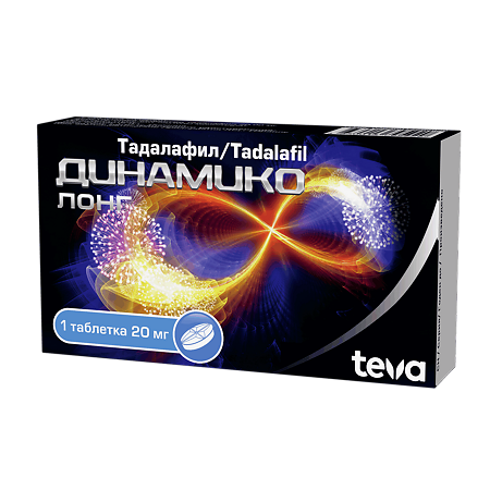 Динамико Лонг таблетки покрыт.плен.об. 20 мг 1 шт