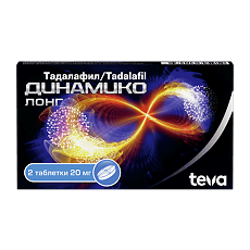 Купить Динамико Лонг таблетки покрыт.плен.об. 20 мг 2 шт цена