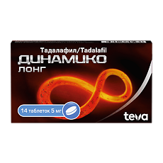 Купить Динамико Лонг таблетки покрыт.плен.об. 5 мг 14 шт цена