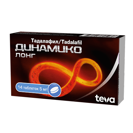 Динамико Лонг таблетки покрыт.плен.об. 5 мг 14 шт