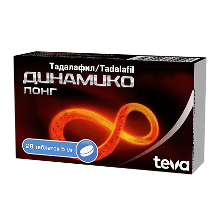 Динамико Лонг таблетки покрыт.плен.об. 5 мг 28 шт