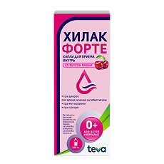 Изображение товара Хилак форте капли для приема внутрь со вкусом вишни 100 мл 1 шт