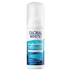 Купить Global White Пенка реминерализирующая Total Protection Strawberry mint 50 мл 1 шт цена
