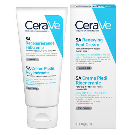 CeraVe Крем увлажняющий и восстанавливающий для сухой потрескавшейся кожи ног 88 мл 1 шт