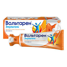 Купить Вольтарен Эмульгель 1% с крышкой-аппликатором гель для наружного применения 1 % 75 г 1 шт цена
