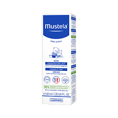 Купить Mustela Bebe Крем для кожи головы от молочных корочек 40 мл 1 шт цена