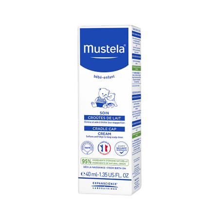 Mustela Bebe Крем для кожи головы от молочных корочек 40 мл 1 шт