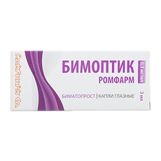 Купить Бимоптик Ромфарм капли глазные 0,3 мг/мл 3 мл 1 шт цена