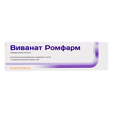 Изображение товара Виванат Ромфарм раствор для в/в введ.1 мг/мл 3 мл шприцы 1 шт