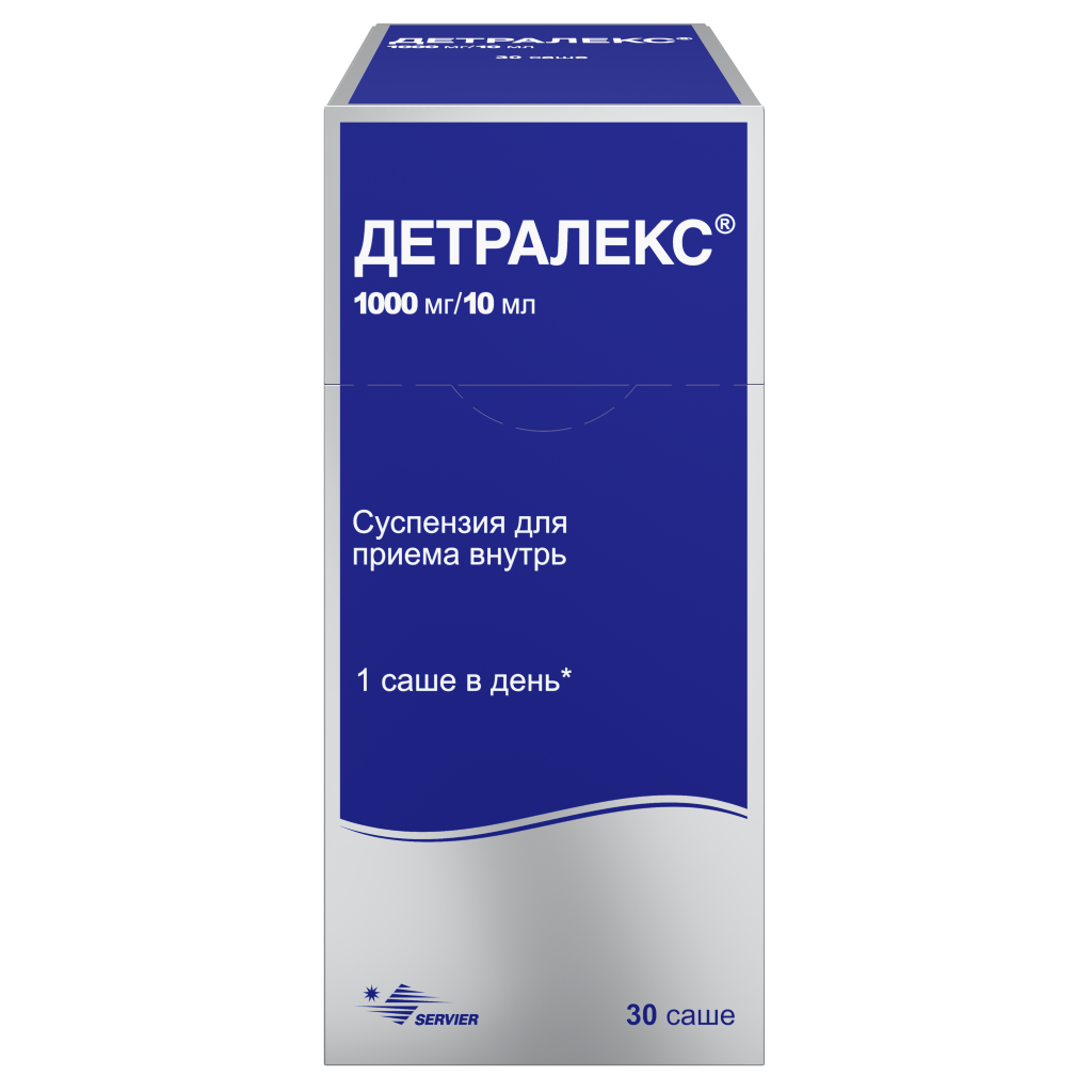 Детралекс суспензия для приема внутрь 1000 мг/10 мл 10 мл 30 шт ...